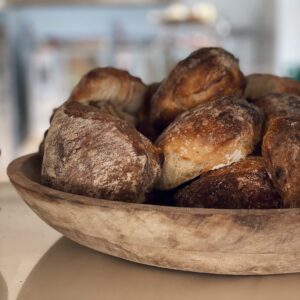 Lys surdejs-hvedebolle